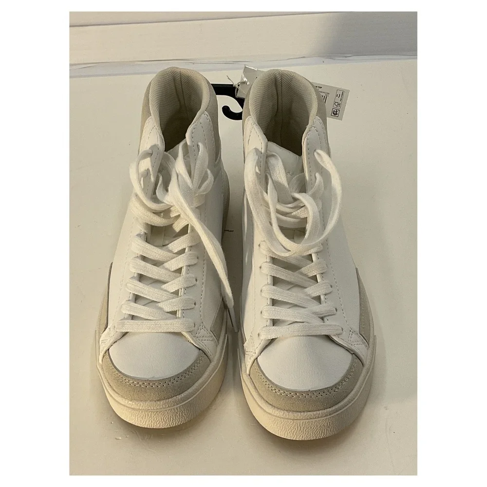 No Boundaries White High Top Sneakers Size 7‎